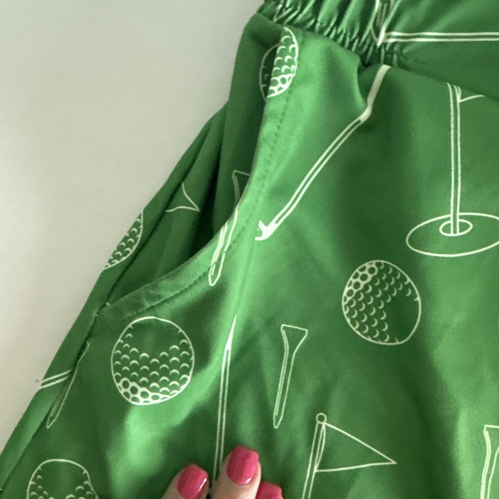 Jess Lea Green On Par Golf Skort Super Cute Fun Country Club Size XL - Picture 3 of 9